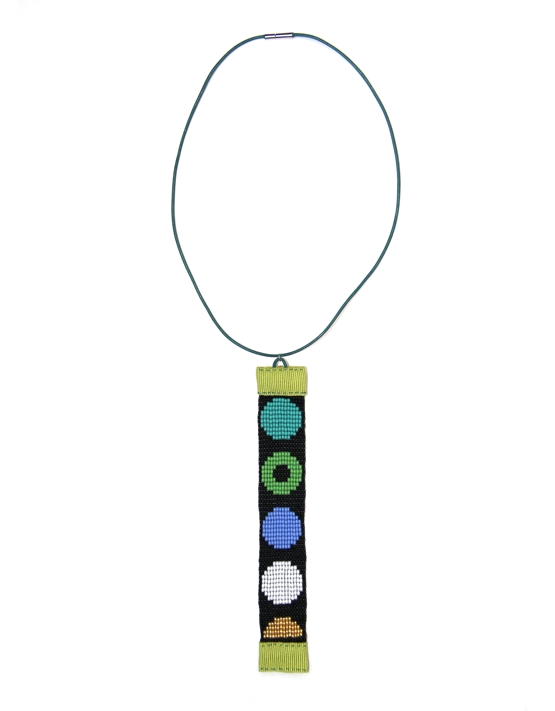 Collana VERTICALE GEO CERCHI 1