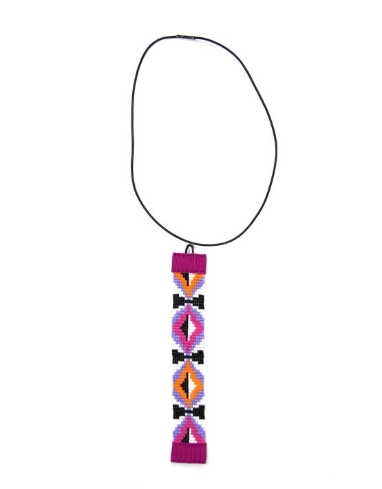 Collana VERTICALE GEO ROMBI