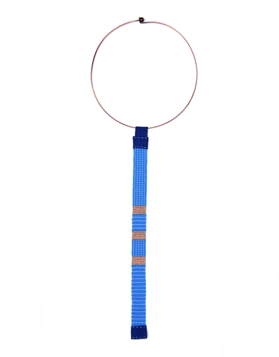 Collana CRAVATTINA BLU